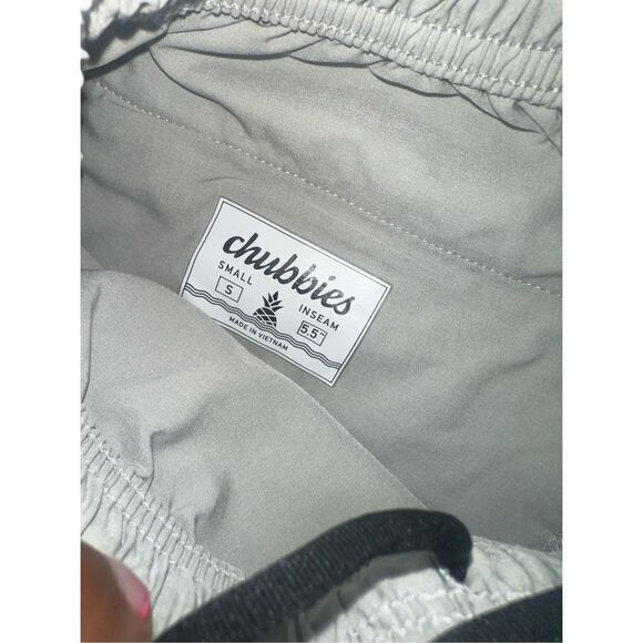 Great condition $69 CHUBBIES 5.5" Gym Swim 2.0 Shorts Trunks Men's Two Tones GRA - Picture 4 of 5